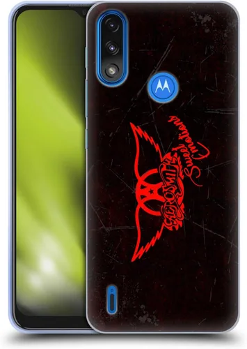Vista 56 de Head Case Designs Officially Licensed Aerosmith Back in The Saddle Again Classics Gel Case [Military Grade Protection] Compatible with Moto E7