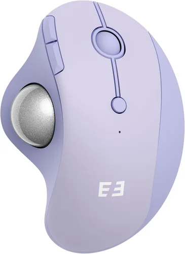 Vista 8 de seenda Ratón inalámbrico ergonómico de Trackball - Ratón Bluetooth Rollerball recargable, conexión de 3 dispositivos (Bluetooth/USB), mouse