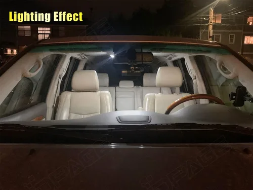 Vista 3 de Paquete de kit de luces interiores LED de 18 piezas GX470 Compatible con Lexus GX470 2003 2004 2005 2006 2007 2008 2009 Iluminación LED