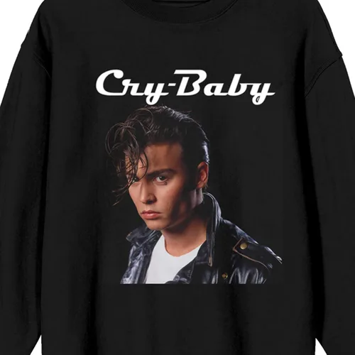 Vista 2 de Bioworld Cry-Baby Pose Graphic - Sudadera negra para mujer Negro