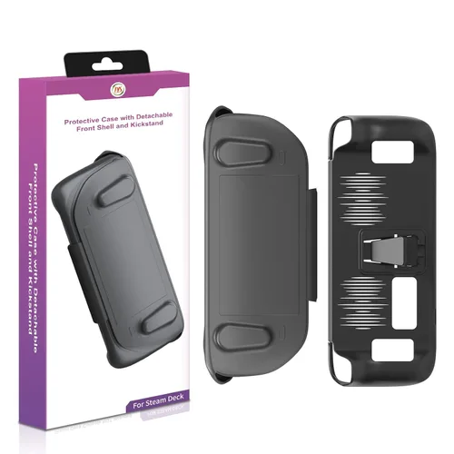Vista 7 de JDDWIN Protective case with detachable front shell and kickstand for Steam Deck