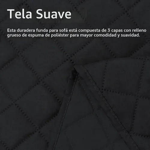 Vista 5 de ISSUNTEX - Fundas de sofá seccional para perros, funda reversible en forma de L para sofá, funda de chaise lounge resistente al agua, protector