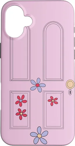 Vista 23 de Disney and Pixar's Monsters, Inc. Boo Door - Carcasa para iPhone 17, color lila