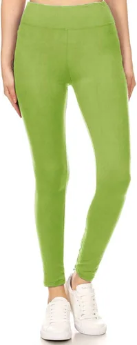 Vista 3 de Leggings Depot Leggings de cintura alta para mujer suaves como la mantequilla pretina de 3 pulgadas para yoga tallas regular plus 1X3X 3X5X