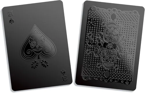 Vista 6 de Juego de cartas negro. Edición Día de los muertos de Gent Supply Co.