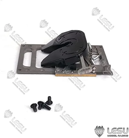 Vista 3 de Metal movible quinta rueda Kingpin para Lesu 1/14 Rc modelo tractor camión remolque