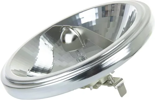 Vista 2 de Sunlite 21530-SU 50AR111/SP/12V 50 W, 8° Spot, AR111 Lámparas reflectoras halógenas, 12 voltios, conexión de terminal de tornillo (G53), regulable