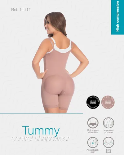 Vista 6 de DELIÉ by Fajas DPrada 09111 Fajas Colombianas Faja Posparto Faja Moldeadora de Cuerpo Completo para Mujer