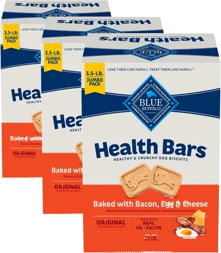 Vista 23 de Blue Buffalo Health Bars Galletas para Perros Crujientes, Horneadas al Horno con Ingredientes Naturales, Calabaza y Canela, Bolsa de 16 onzas
