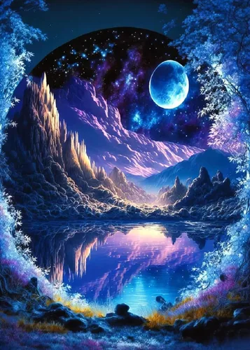 Vista 21 de KINPLUB Paquete de 6 Kits de Pintura de Diamantes para Adultos, Kits de Arte de Diamantes de Playa 5D para Principiantes, Pintura DIY de Taladro