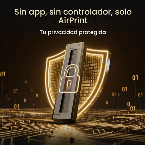 Vista 3 de Phomemo Impresoras portátiles inalámbricas G100 Pro AirPrint para viajes