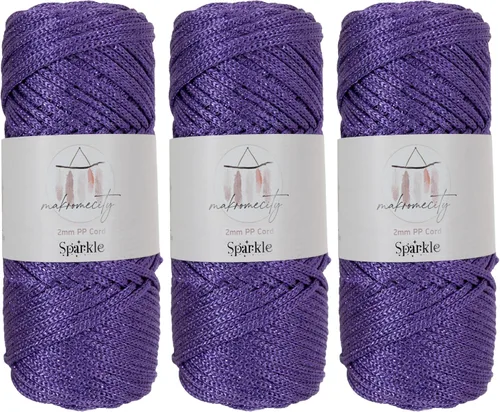 Vista 66 de Makromecity, Cordón de macramé de poliéster de 2 mm x 38 metros (125 yardas) 2 mm de polipropileno, cordón de macramé para crochet, bolsa