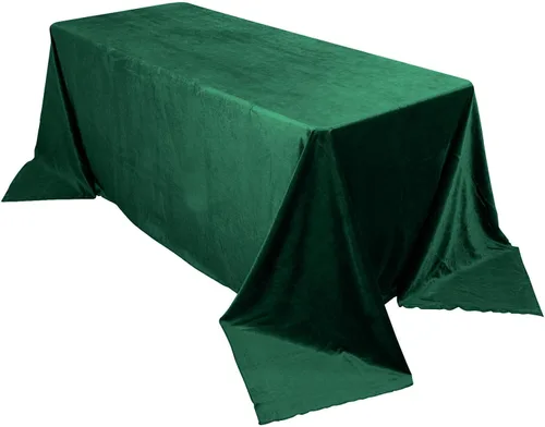 Vista 29 de Efavormart - Mantel rectangular de terciopelo negro prémium de 60 x 102 pulgadas para eventos de fiesta de boda