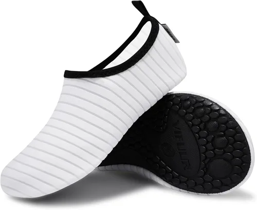 Vista 3 de VIFUUR - Zapatos para deportes acuáticos, calcetines acuáticos, de secado rápido, para yoga, con sensación de andar descalzo, sin cordones