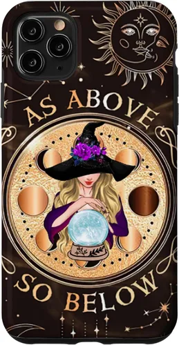 Vista 13 de iPhone 16 Witch Halloween Day - As Above - So Below Case