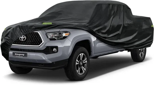 Vista 14 de Kaugung - Cubierta impermeable para camioneta, 7 capas resistentes, ajuste completo para Mitsubishi Raider 2006-2010, para todo clima, protección