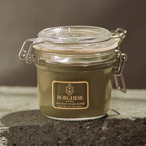 Vista 7 de Borghese Advanced Fango Active Mud Musk - Nourishing & Detoxifying Face Mask with Bentonite Clay & Hyaluronic Acid For Normal, Combination & Oily