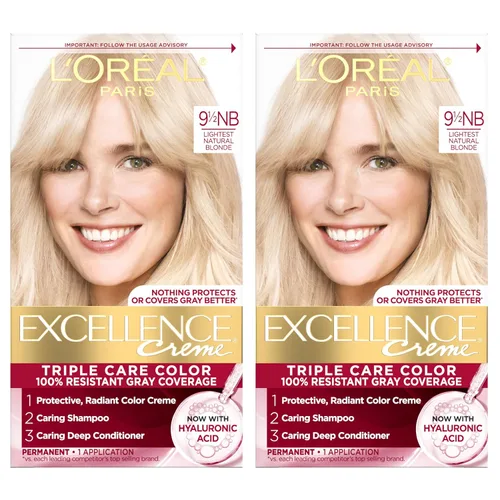 Vista 24 de L'Oreal Paris Excellence Crème Tinte Permanente para el Cabello, Color de Cabello de Triple Cuidado con Complejo Pro-Keratina para una Cobertura