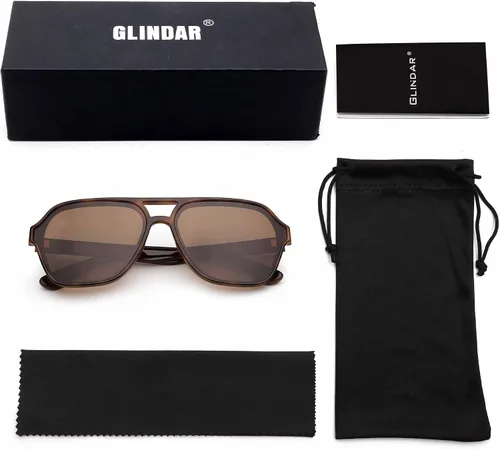 Vista 7 de GLINDAR Gafas de sol polarizadas para hombre y mujer