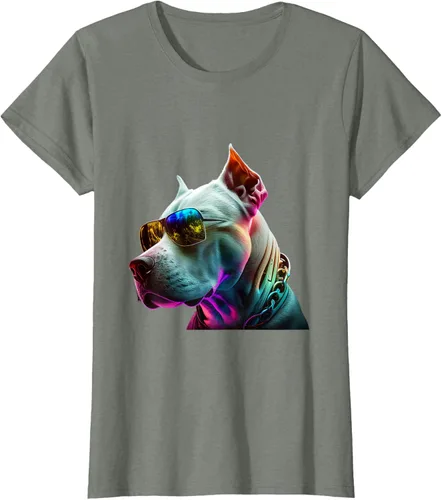 Vista 15 de Dogo Argentino Dogs Dogo Argentinos Camiseta, Negro
