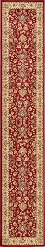 Vista 61 de Unique Loom Sialk Hill Collection - Alfombra de área Washington (6' 1" x 9' Rectángulo Burdeos/Crema)
