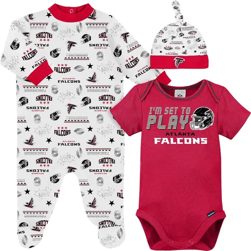 Vista 21 de Gerber Conjunto de regalo unisex para bebé con pies de equipo de la NFL para dormir y jugar