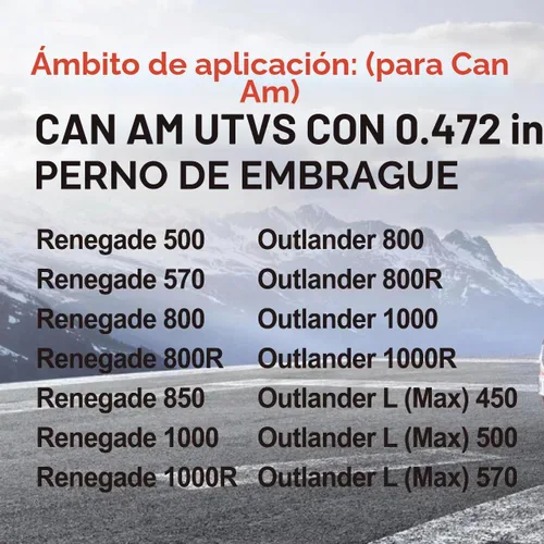 Vista 5 de DPHXF Extractor de Embrague Primario de Servicio Pesado para Can Am Commander/Renegade/Outlander/Defender/Maverick 330/400/450/500/570/800/850/1000