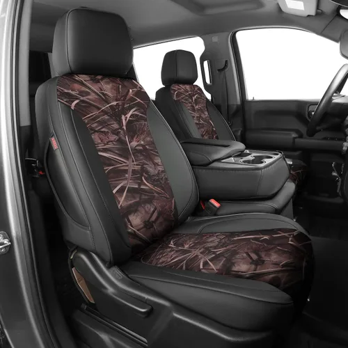 Vista 24 de EKR Fundas para Asientos Silverado de Ajuste Personalizado para (Cabina Doble) 2014 2015 2016 2017 2018 Chevrolet Silverado 1500 & HD 2500/3500