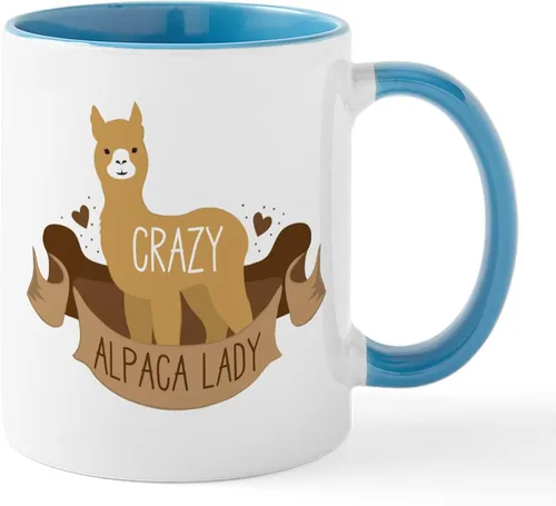 Vista 24 de CafePress A Special Alpaca Moment - Taza de café de cerámica (11.0 fl oz)