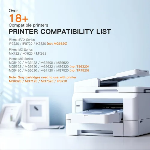 Vista 4 de E-Z Ink (TM) Cartucho de tinta compatible de repuesto para PGI-250XL CLI-251XL Compatible for Canon PGI 250 XL CLI 251 XL work with PIXMA MX922