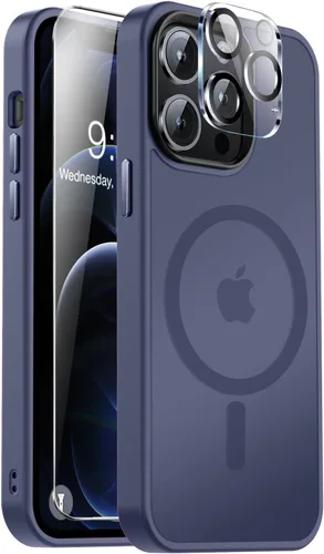 Vista 19 de Vooii Funda para iPhone SE 3ª/2ª/2020 con Magnético, Funda iPhone 8/7 [Compatible con Magsafe] [Diseño Integrado] Sensación de Agarre Cómoda Delgada