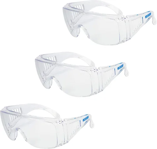 Vista 9 de JORESTECH Safety Glasses Designed to Fit Over Eyewear, ANSI Z87+ Compliant, Impact-Resistant Polycarbonate, UV Protection