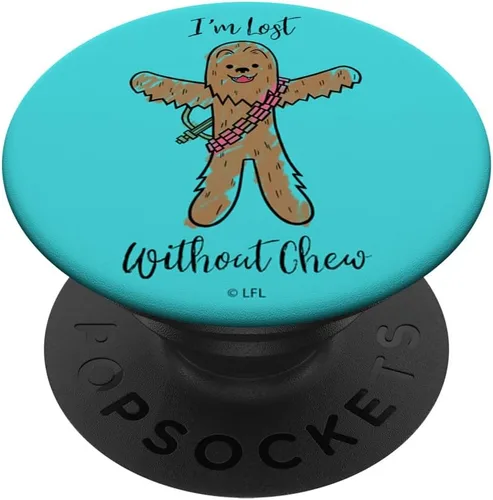 Vista 6 de Star Wars Chewbacca I'm Lost Without Chew PopSockets MagSafe PopGrip para iPhone