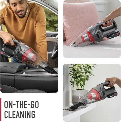 Vista 5 de Hoover ONEPWR - Aspiradora de mano inalámbrica, potente succión, ligera y compacta, perfecta para recogidas rápidas, incluye herramienta de grietas