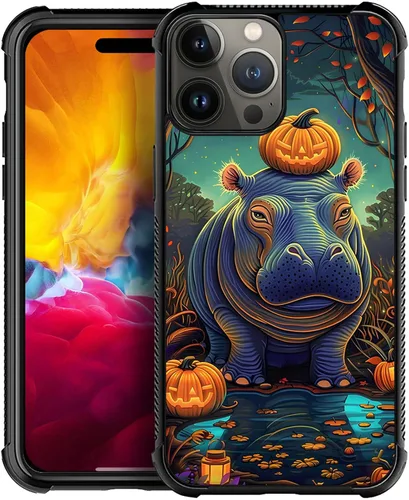 Vista 26 de ZHEGAILIAN Funda compatible con iPhone 15, fundas de caballo de baile de cristal de colores, parte trasera de vidrio templado+funda protectora