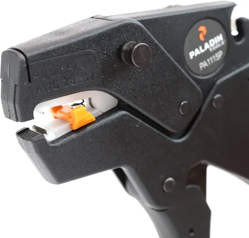 Vista 3 de Paladin Tools PA1115P MINI-STRIPAX PLUS - Pelacables y cortador automático Aislamientos de PVC y teflón 28-17 AWG Herramienta pelacables