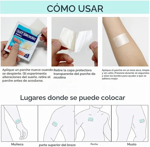 Vista 6 de Parches para dejar de fumar de 21 mg, parches de ayuda para dejar de fumar, parche de ayuda para dejar de fumar, parche del sistema transdérmico