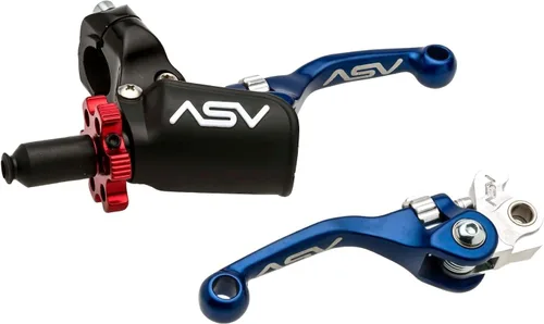 Vista 2 de ASV Invenciones Indestructible F4 Palanca de embrague y freno para todo terreno con percha PRO # BC F41306PX - Shorty Negro