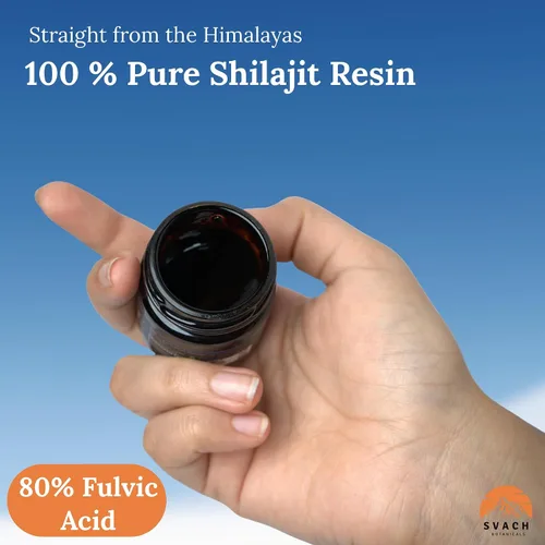 Vista 5 de Resina Shilajit – 1.41 onzas (100 porciones) 80% ácido fúlvico – probado en laboratorio – grado oro del Himalaya para hombres y mujeres de alta