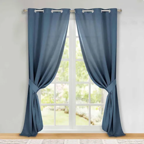 Vista 33 de Superior Cortinas Opacas, Oscurecimiento de Habitación, Dormitorio, Cortinas, Cocina, Acentos de Ventana de Sala de Estar, Bloqueo Solar, Térmico
