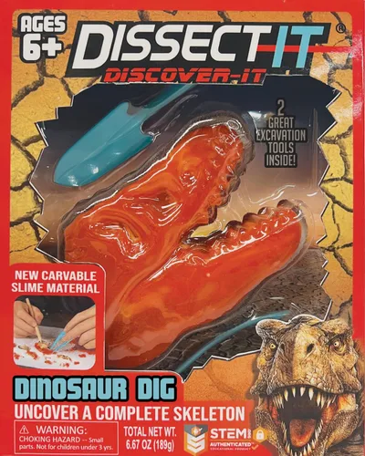 Vista 8 de Discover-It Kit de disección para niños, kit de laboratorio científico de ámbar sintético para aprender sobre insectos, juguetes científicos