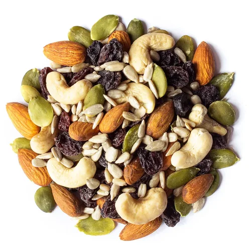 Vista 3 de Food to Live Mezcla orgánica de semillas crudas, nueces y pasas, 8 onzas, mezcla de frutos secos crudos sin OMG que contiene almendras, anacardos