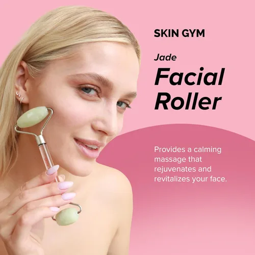 Vista 2 de Skin Gym Face Roller for Enhancing Radiance and Relaxing Tension, Face Massager Skin Care Beauty Tool, Rejuvenate Skin, Sculpt, Lift and Define
