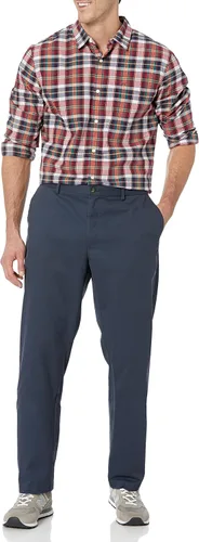 Vista 4 de Tienda Essentials Pantalón chino de corte recto resistente a las arrugas, sin pinzas