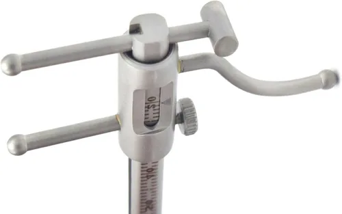 Vista 8 de MEDSPO Medidor de ortodoncia dental profesional Localizador ajustable móvil de altura del soporte Medición de posicionamiento Instrumentos