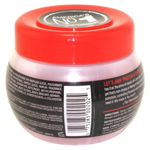 Vista 2 de Lets Jam Gel de 9 onzas Mega Hold Jar Protein Styling (paquete de 3) por Lets Jam