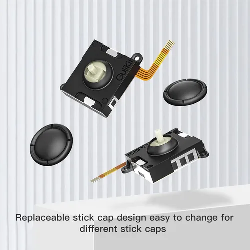 Vista 5 de GuliKit Switch Joystick Replacement, Hall Effect Joystick, No Drift, Hall Joystick for Switch Joycon, Switch OLED & Switch Lite with Repair Kit