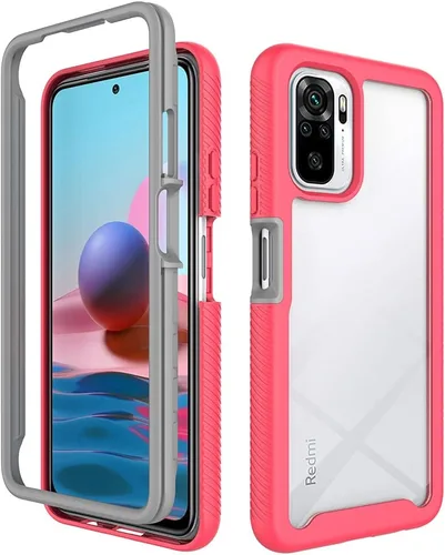Vista 8 de Funda de parachoques para Xiaomi Redmi Note 10S, protección de doble capa para Xiaomi Redmi Note 10S, parachoques delantero de PC + contraportada