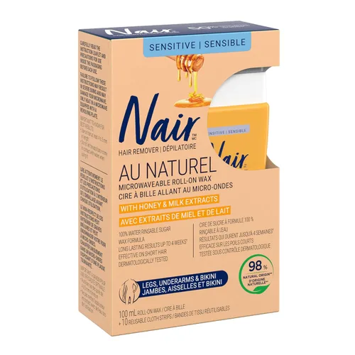 Vista 3 de Nair Cera de leche y miel roll-on (3.4 oz)