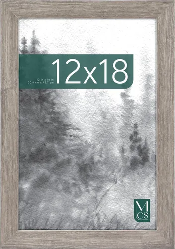 Vista 69 de MCS Marco para póster con estilo de museo, 11 x 17 pulgadas, madera de granero, vertical y horizontal, para colgar en la pared, marco grande
